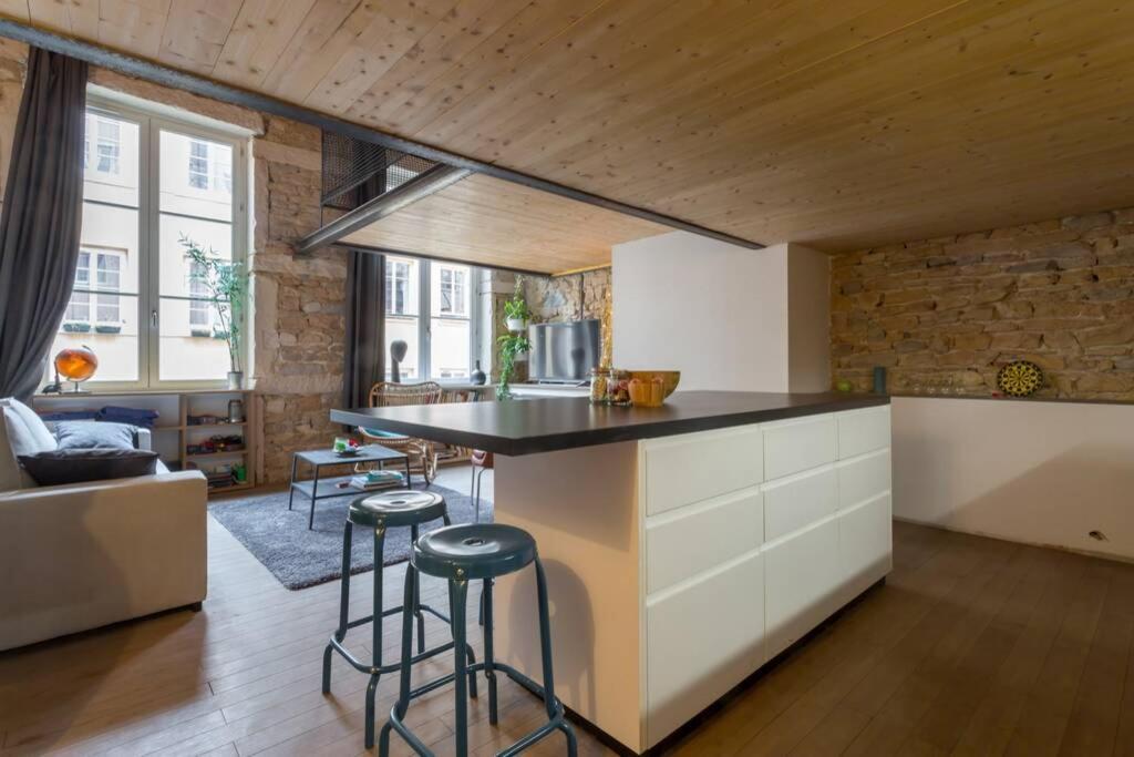 Appartamento Duplex Le Vorace Lione Esterno foto